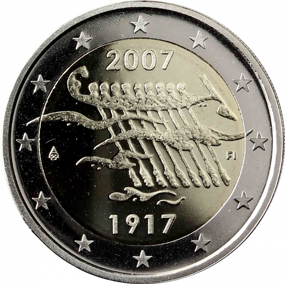 Finnland 2 Euro Gedenkmünze 2007 PP 90 Jahre Unabhängigkeit eBay