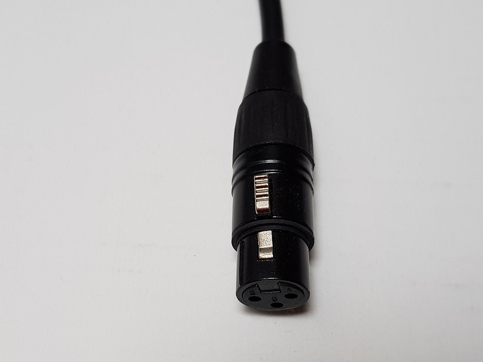 3 m Mikrofonkabel XLR female auf 6,3 mm Klinke mono Mikrokabel stabil 3m