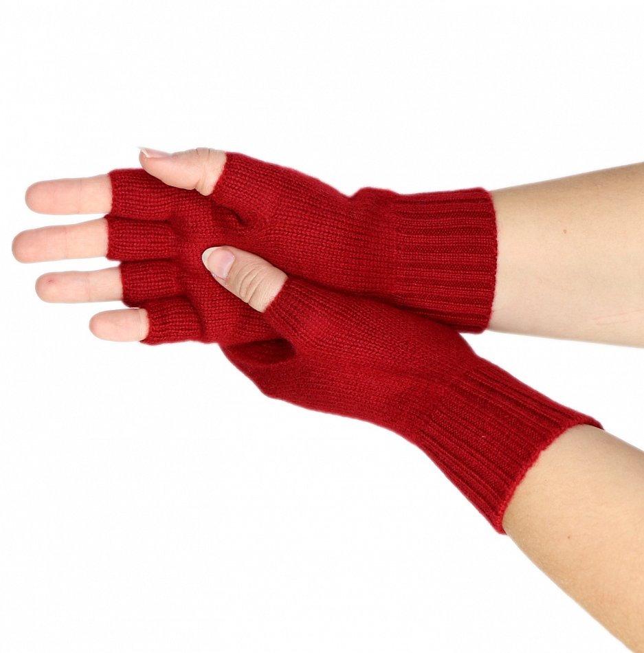 Fingerlose Handschuhe Aus Kaschmir Für Frauen