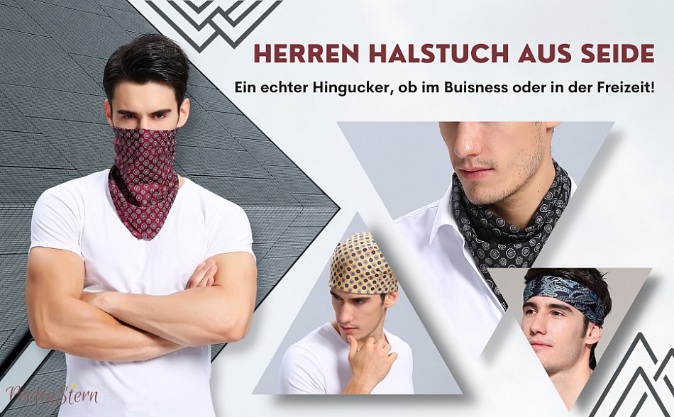 Herren 100% Seide quadratische Bandana Halstuch Nickituch Seiden-Tuch Kopf- Tuch | eBay