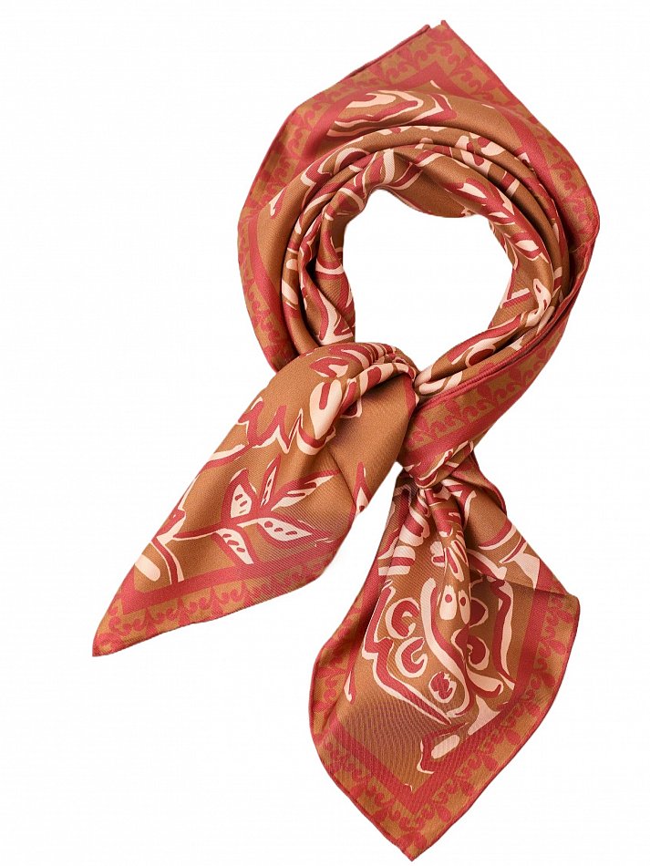 65cm handrolliert Seidentuch Seidenschal Sommer Frühling Kopftuch Damen Herren - Bild 45 von 46