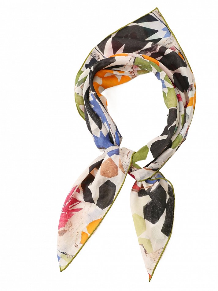 Pañuelo Seda Algodón 65/65 cm Mujer Hombre Verano Primavera Pañuelo de Seda Pañuelo para el Cuello - Imagen 18 de 32