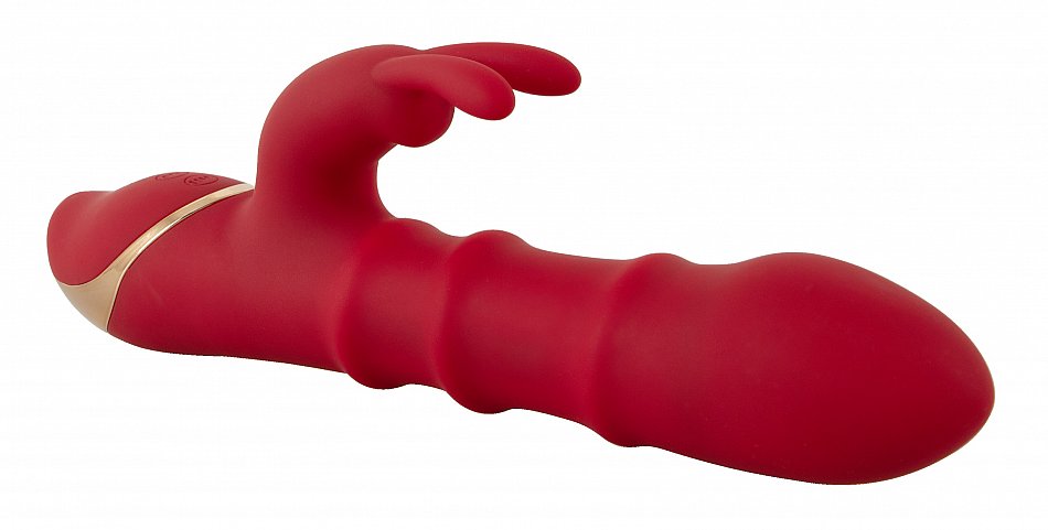Rabbitvibrator mit 3 Massageringen Vibrator Dildo Neuheit wiederaufladbar |  eBay.de
