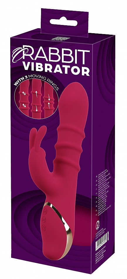 Rabbitvibrator mit 3 Massageringen Vibrator Dildo Neuheit wiederaufladbar |  eBay.de