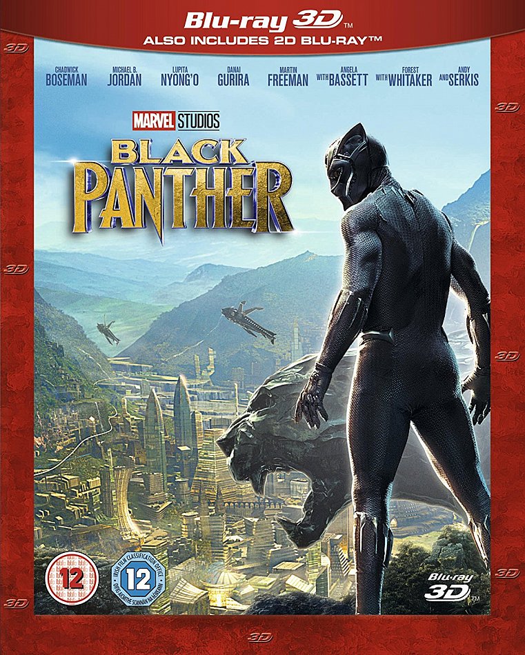 Black Panther 3D (+2D) [Blu-ray] Avengers, Marvel (Deutscher Ton)