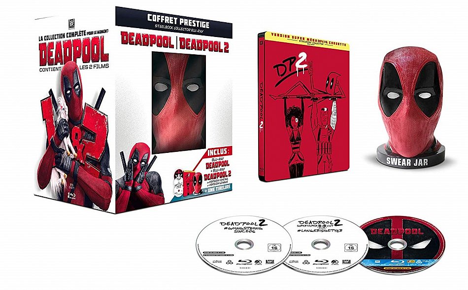 Deadpool 12 Blu Ray Limited Steelbook Edition Mit Büste