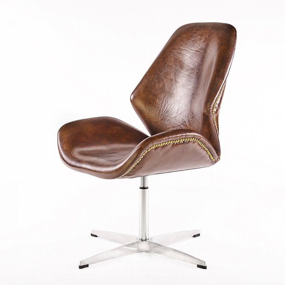 Real Leather Armchair Vintage Braun Design Swivel Chair 467 Ebay