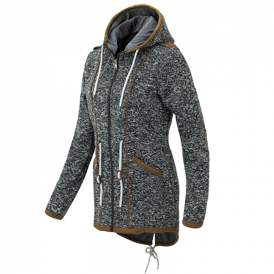 Tomwell Damen Sweatjacke Mit Reißverschluss - Leichte Übergangsjacke Für Herbst