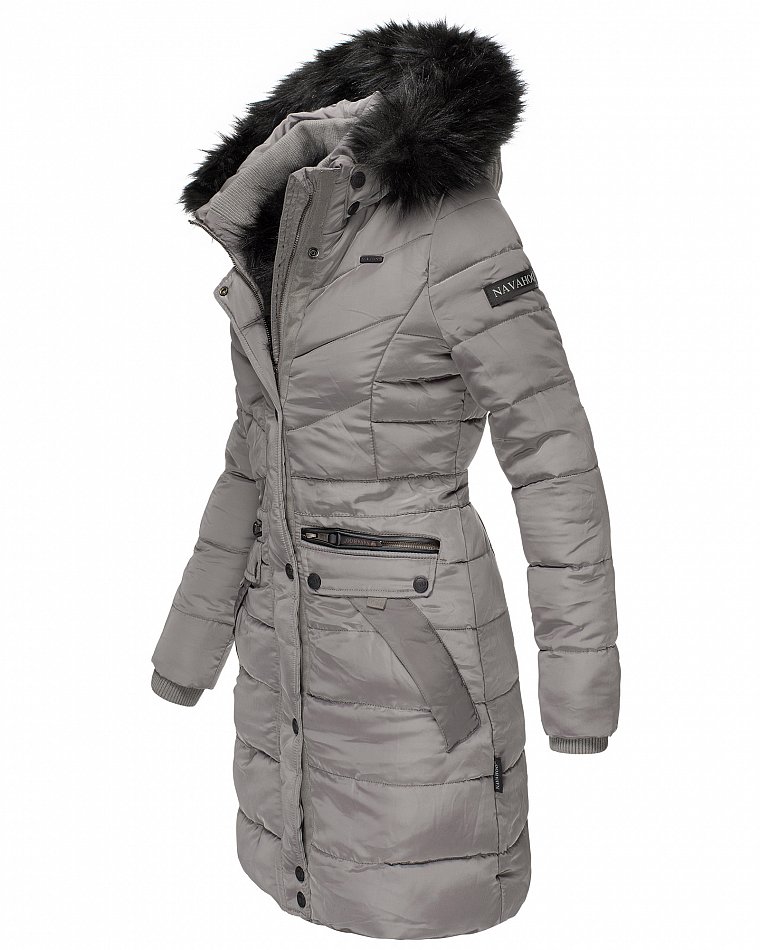 Damen Jacke Paula Parka Steppjacke Details Mantel Gefüttert Kapuze Navahoo Zu Warm Winter hdQrtsCx