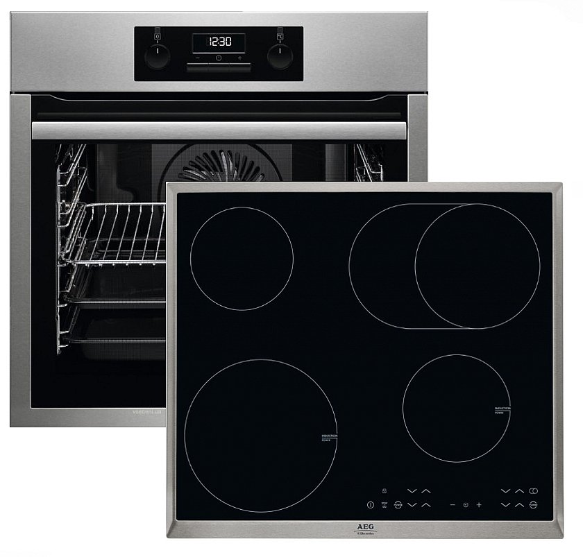 Herd-Set: 60cm Einbaubackofen + Glaskeramik Kochfeld - Modernes Küchen-Duo Mit Grill & Umluft