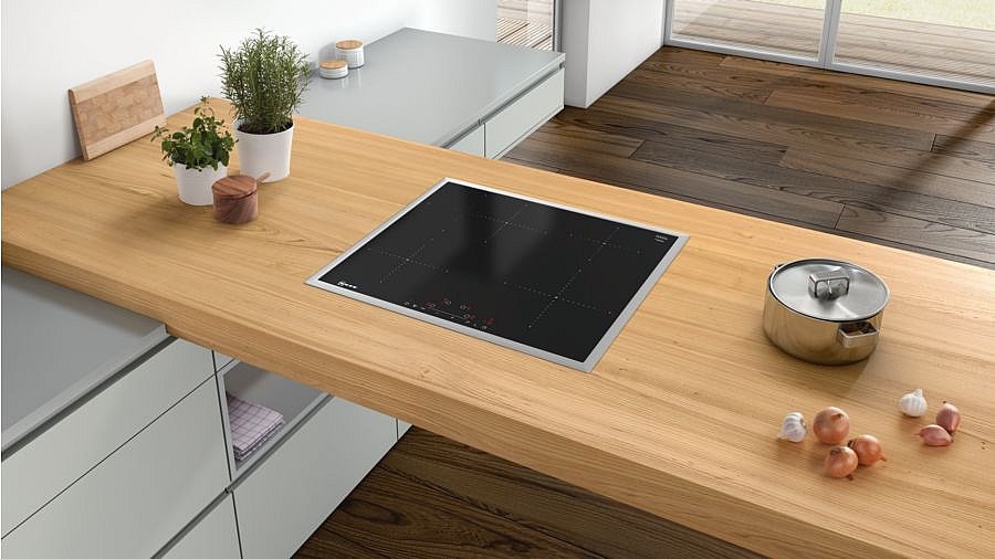 NEFF XB46HIDE Herdset Induktion Einbau , easyClean versenkbare Tür