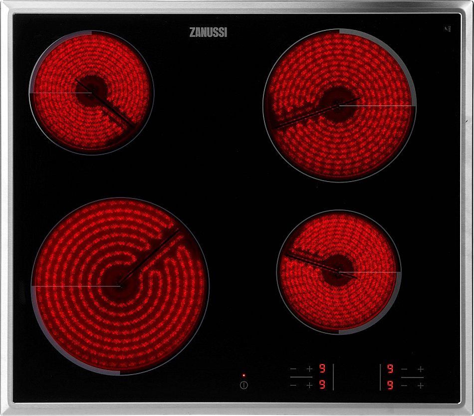 Zanussi ZEV6340XBA Kochfeld Autark Touch Control Edelstahl Rahmen ...