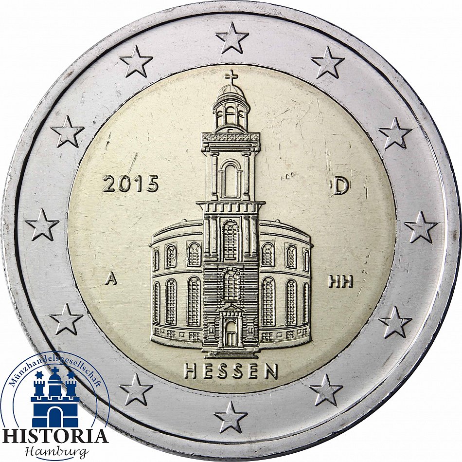 2 Euro Münze Hessen 2015 Wert