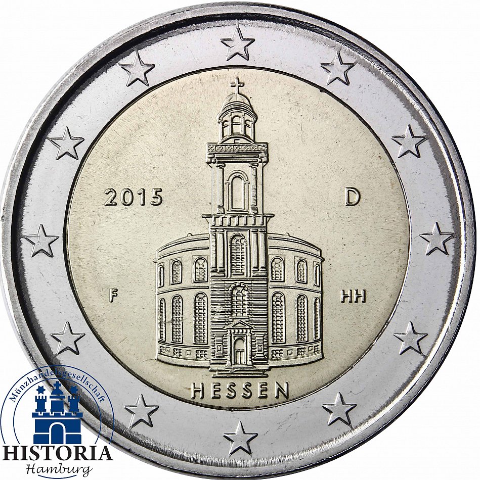 2 Euro Münze Hessen 2015 Wert