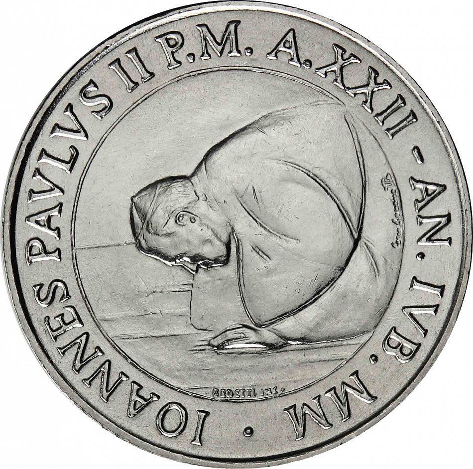 Vatikan 50 Lire 2000 Papst Johannes Paul II Münze vor Euro in Münzkapsel eBay Vatikan 50 Lire 2000 Papst Johannes Paul II Münze vor Euro in Münzkapsel eBay