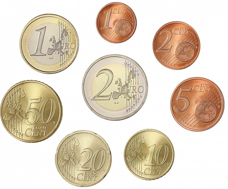 1 Euro Münze Mit Eule 2002 Wert