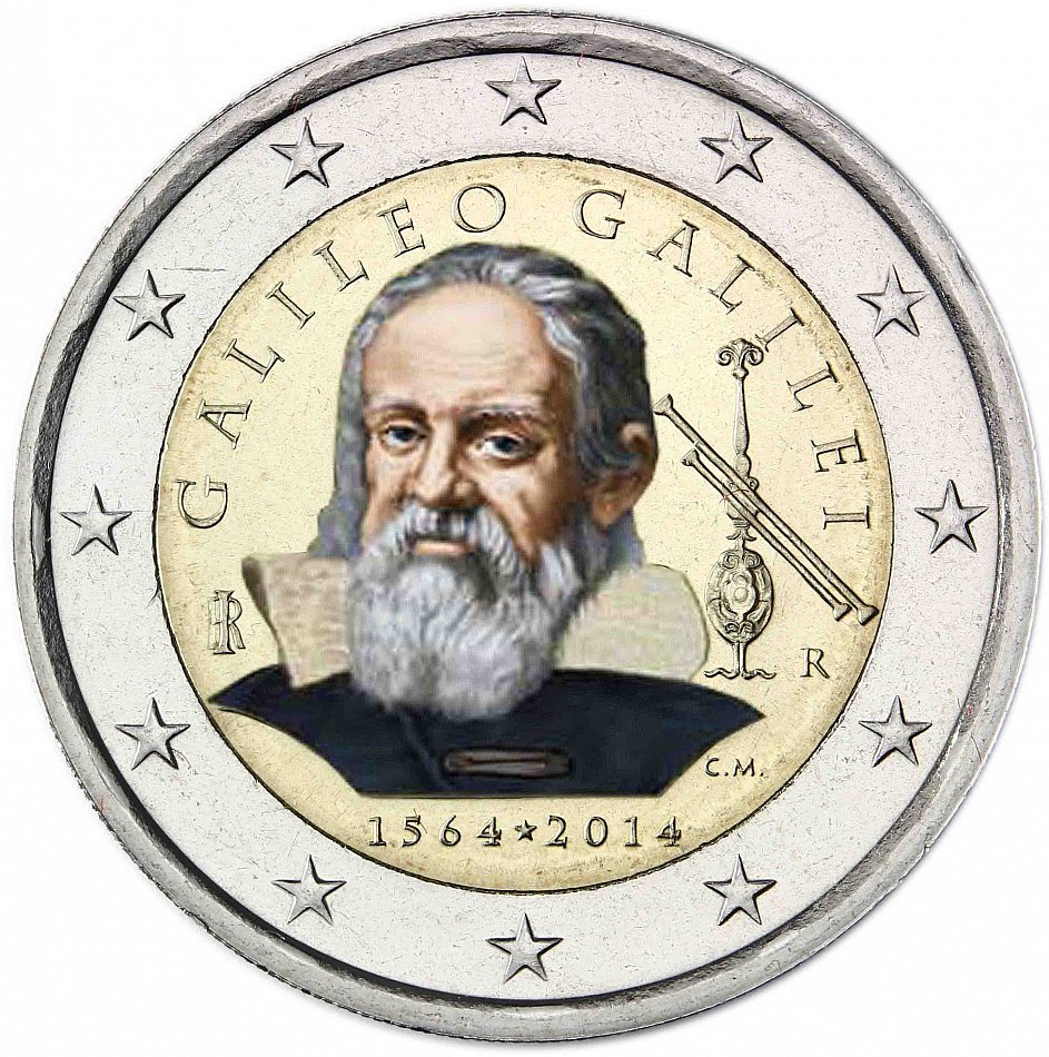 Italien 2 Euro 2014 Galileo Galilei