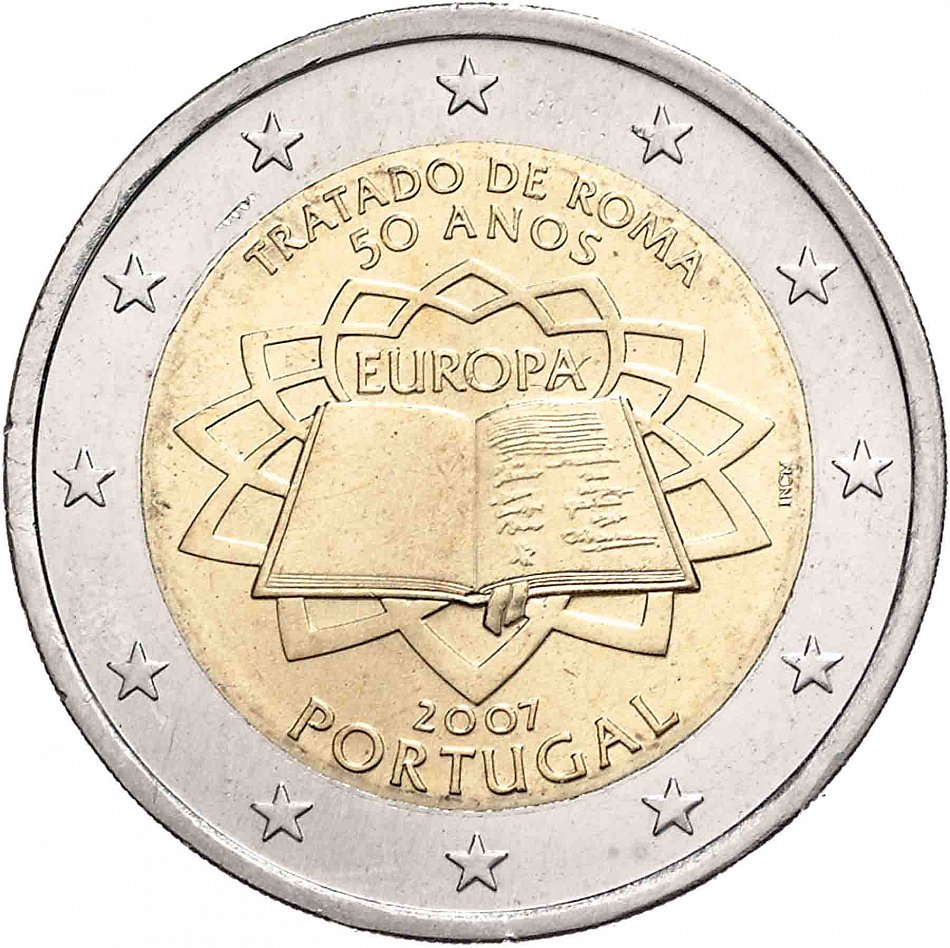 Piece De 2 Euros Romische Vertrage 2007