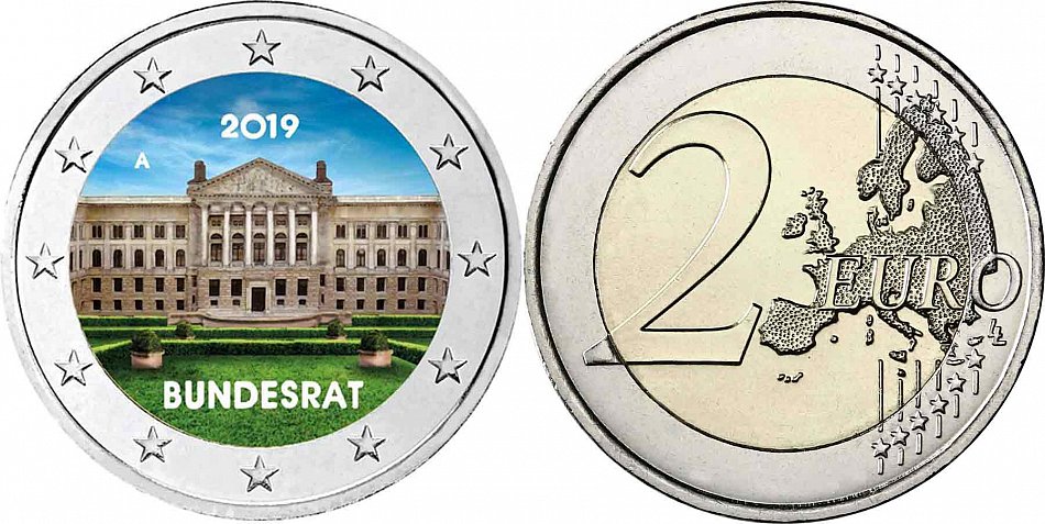 Deutschland 2 Euro 2019 Bundesrat Wahrzeichen der ...