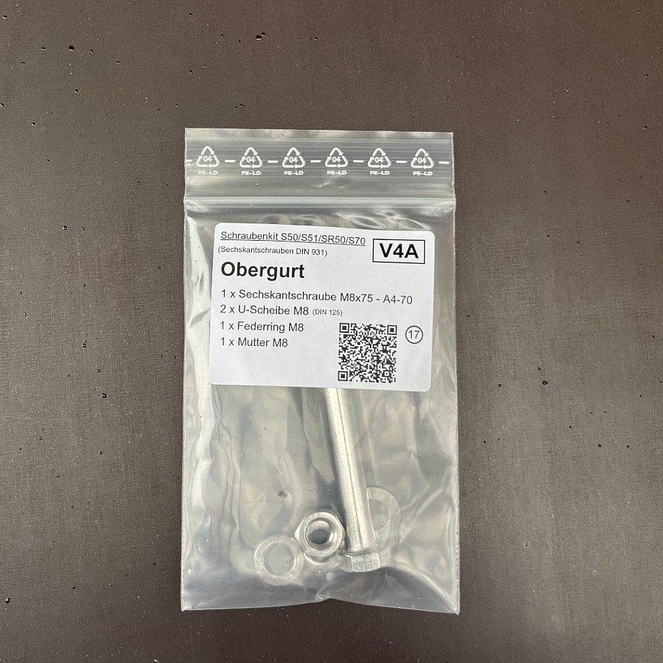 thumbnail image 2 of Dresselhaus V4A Stainless Screw Set For Simson S50, S51, S70, S80 - 25 Pieces 2 of 4
