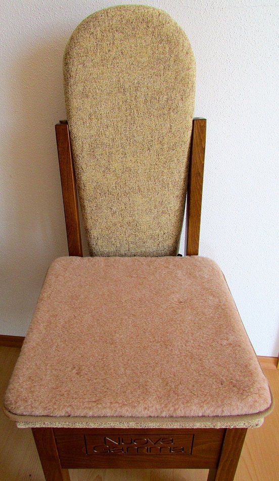 Stuhlkissen Sitzkissen 2 St.-100/% Merino Wolle Autositzkissen Made in Germany
