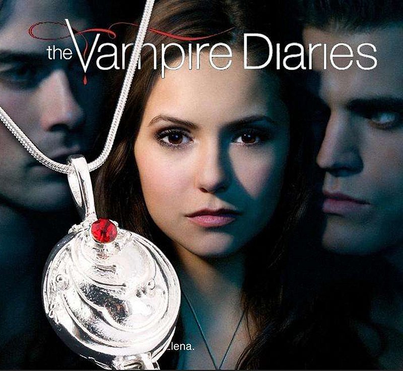VAMPIRE DIARIES HEXE ELENA´S EISENKRAUT HALSKETTE ANTIK-SILBER ...