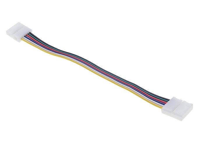 Verbinder 6 PIN Led Strip RGB+CCT 12mm RGBWW-CW Zubehör Adapter Clip Kabel Clip