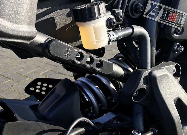 BRUUDT Fußrastenabdeckung für Yamaha XSR700 XSR 700 Footrest Blanking Plate