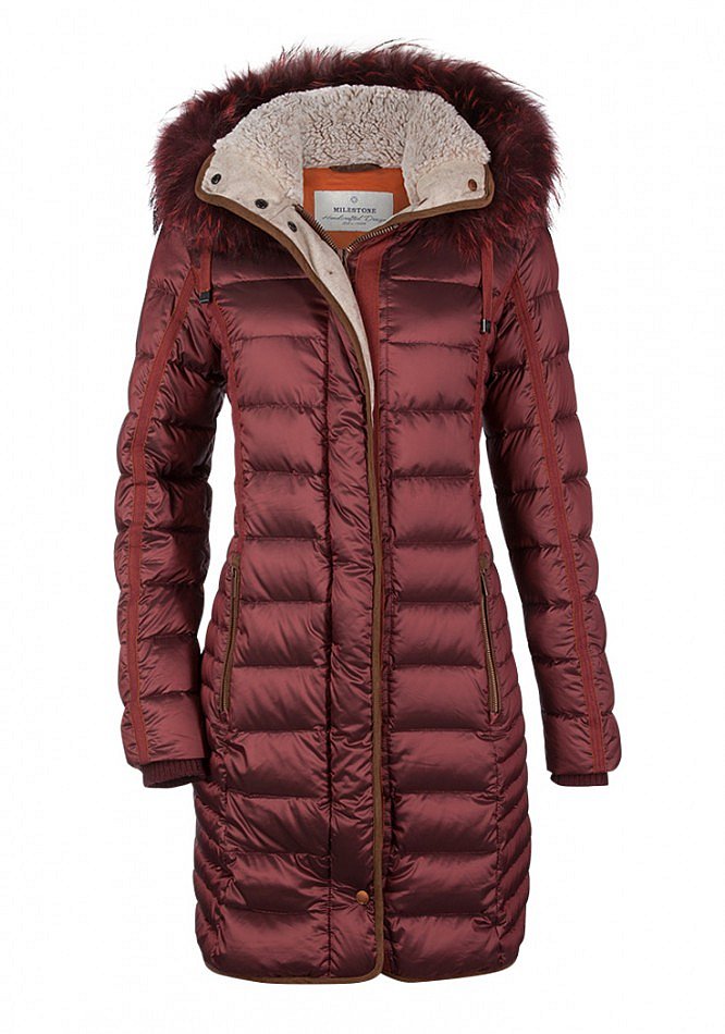 Winter Mantel Milestone Damen Daunenmantel Wintermantel Gesteppt