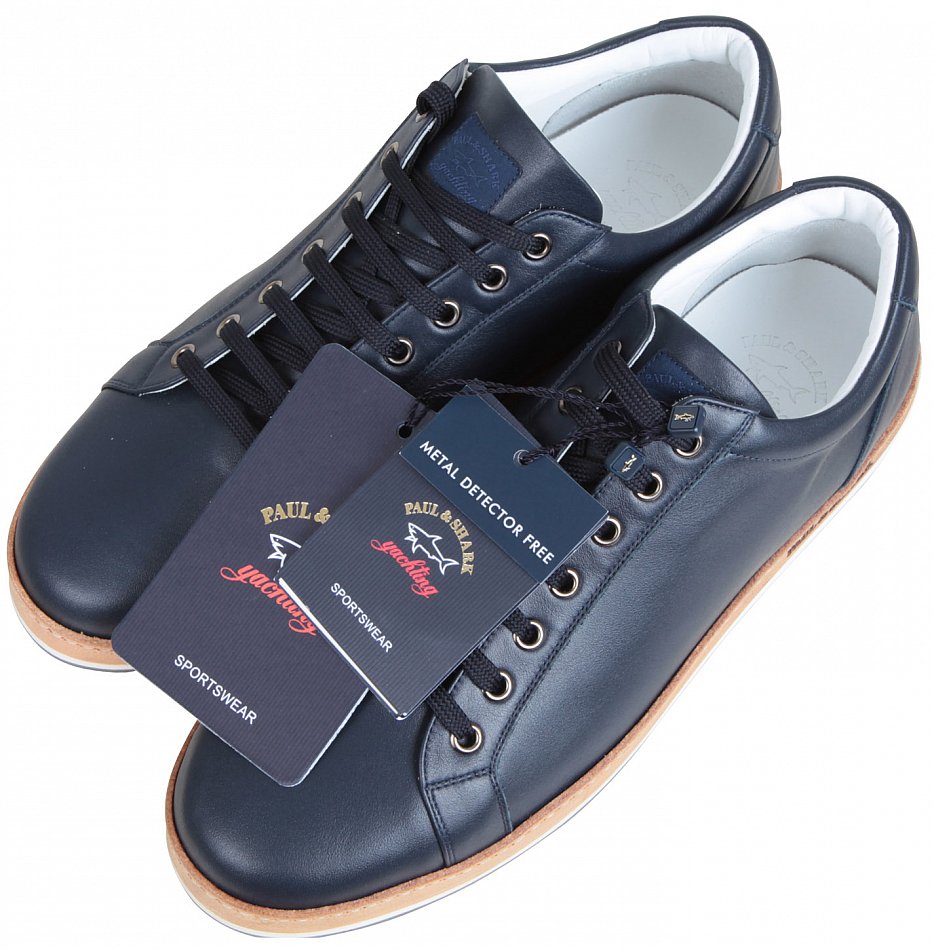 PAUL & SHARK YACHTING Men's Casual Leather Shoes Sneaker Size EU 45 UK ...