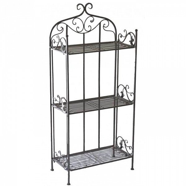 Regal Metallregal Standregal Gartenregal Metall Regal klappbar antik
