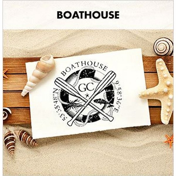 Windlicht Laterne Kerzenhalter Teelichthalter Boathouse Grün Maritime