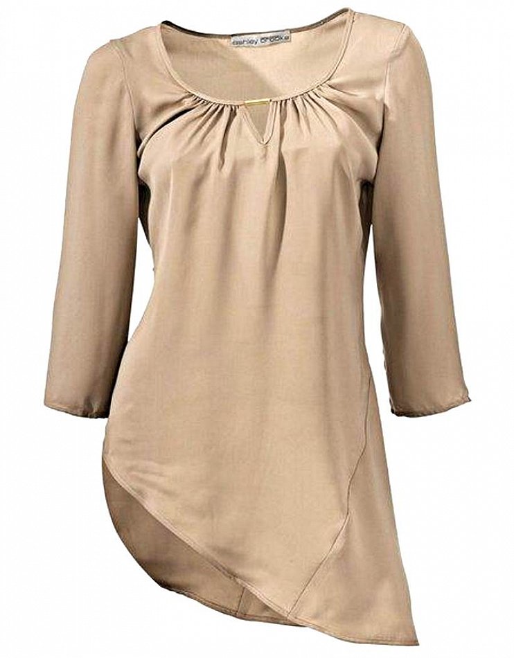 Bluse Seidenbluse Ashley Brooke 100/% Seide Gr.34,38,40,42,44