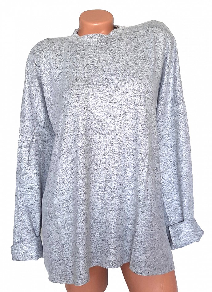pullover grau meliert damen