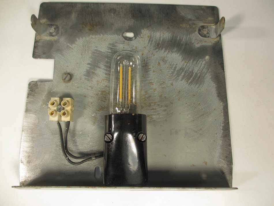 Alu Wandleuchte Alte Kinolampe On Champagne Air Wandlampe