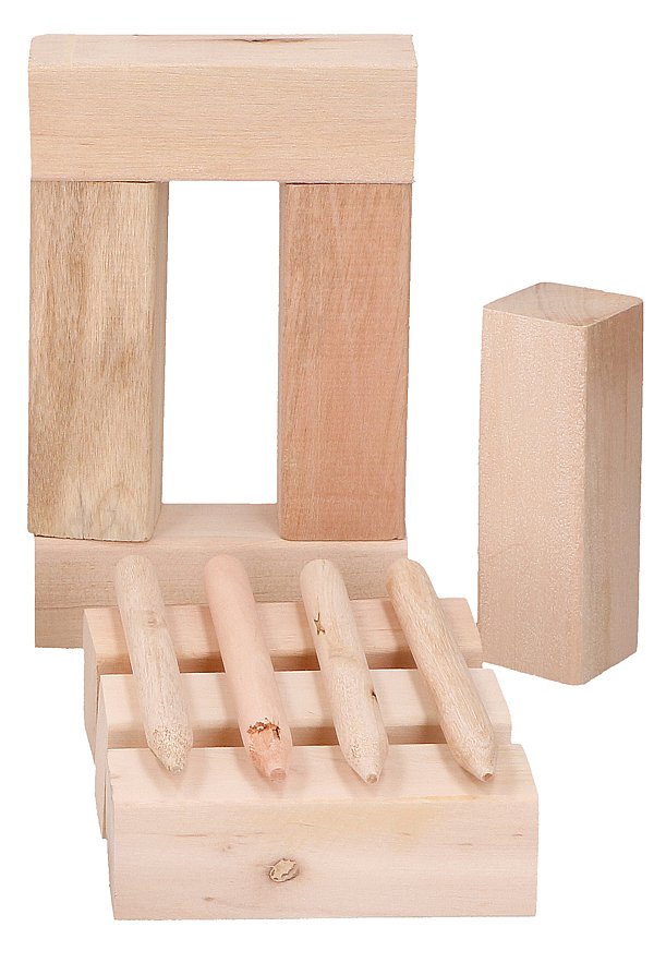 Kubb Wikingerschach Schach ECHTHOLZ Holzspiel Wurfspiel