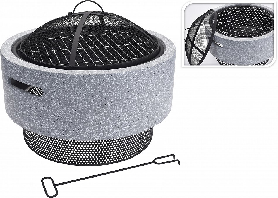 Kamin Gartenkamin Terrassenkamin Schale Feuerschale Feuerstelle