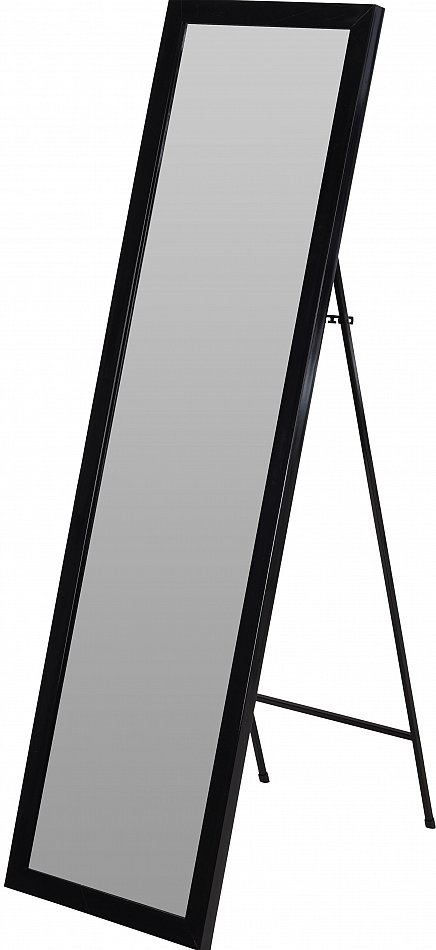 Stand Hoch Spiegel Haus Standspiegel Ganzkörperspiegel stehend Schwarz