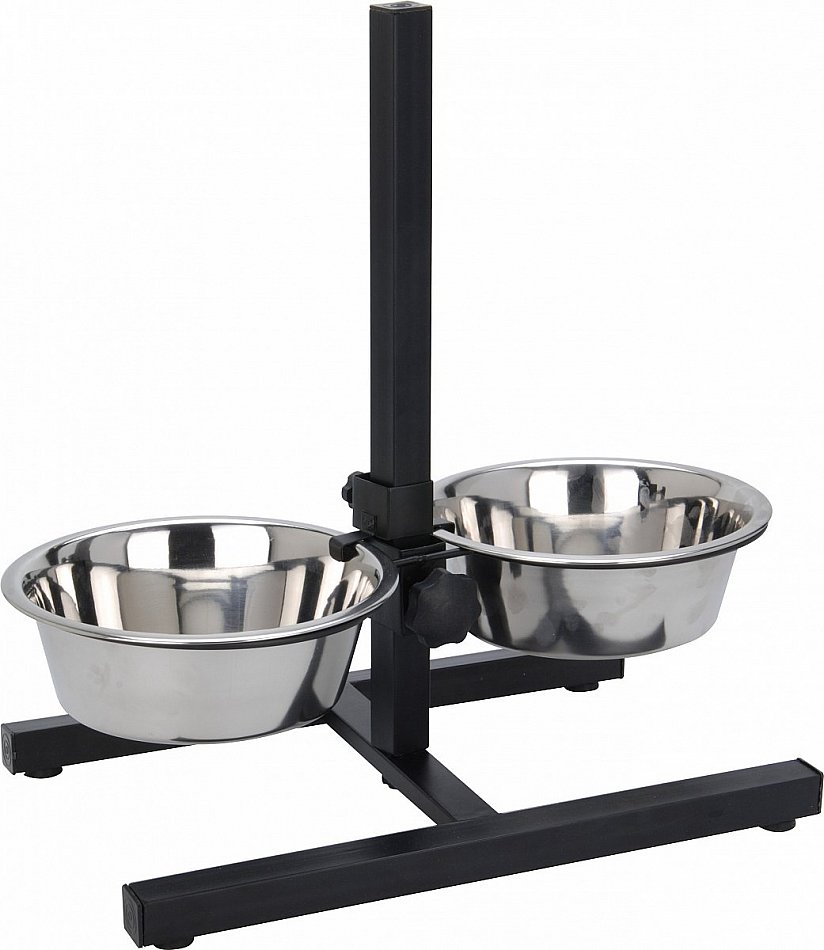 Hundenapf Futternapf Fressnapf  19 cm Hhenverstellbar Metall Tiernahrung  Kche 8718158860439 | eBay.de