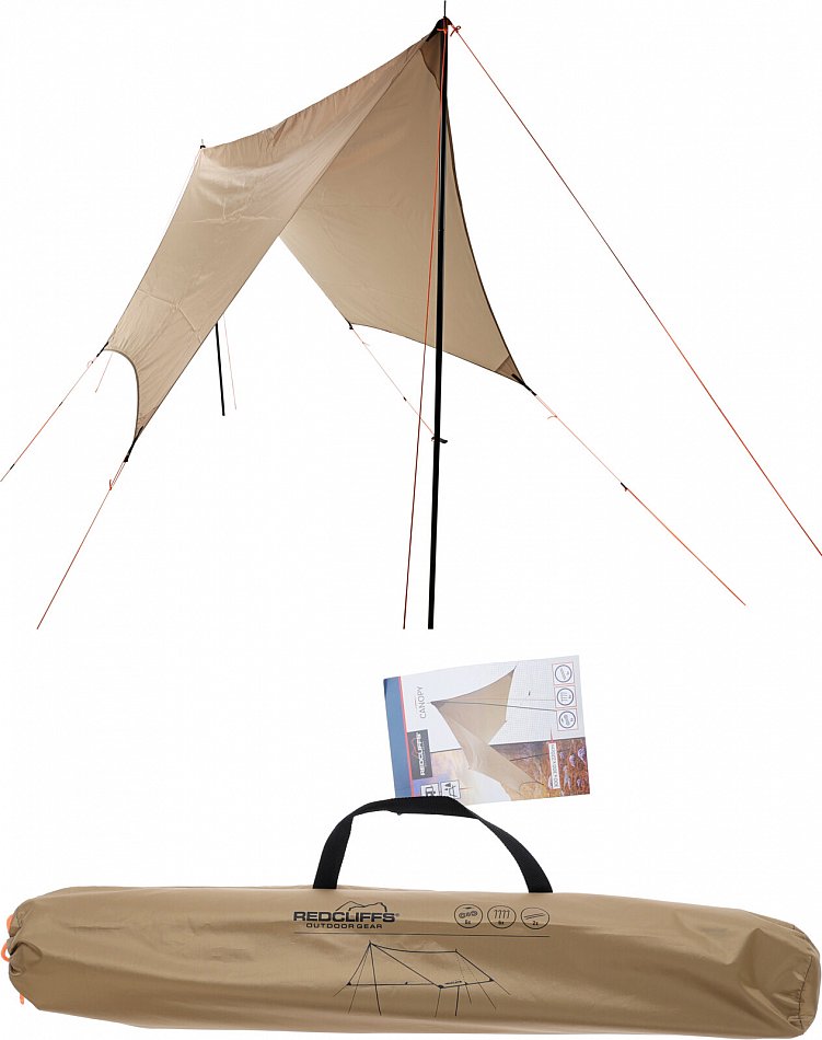 lightweight budget tent Skyscape Scout (PU coated Polyester) by Six Moon Designs CME Internal ID : P-001331797 while the large door Color:Matte Sand/Black Utvika Camping - Picture