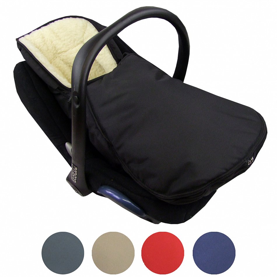 Premium Kinderwagen Fußsack Black Jack Gemütlich Zehen für Maxi Cosi Mura 4