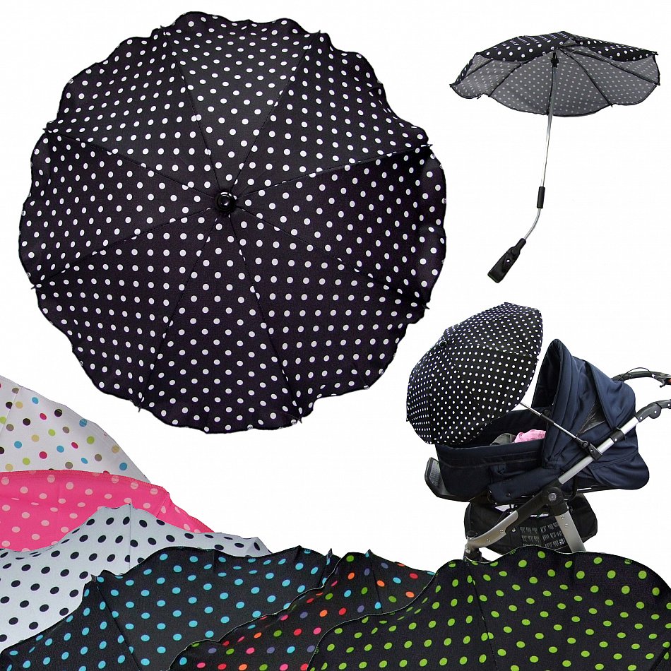 universaler Sonnenschirm Sonnenschutz für Kinderwagen Buggy Ø68cm UV50