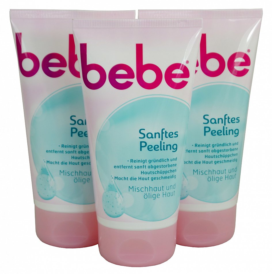 3 X Bebe Sanftes Peeling Fur Misch Und Olige Haut Je 150 Ml 100ml 1 98 Ebay