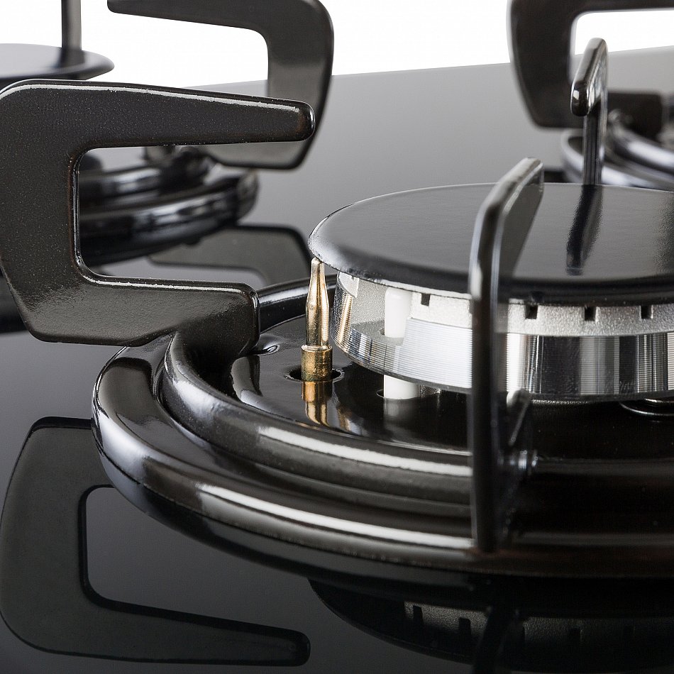 Arebos Gaskochfeld 5 Flammen Glaskeramik Gasherd Einbauherd Erdgas Propangas eBay