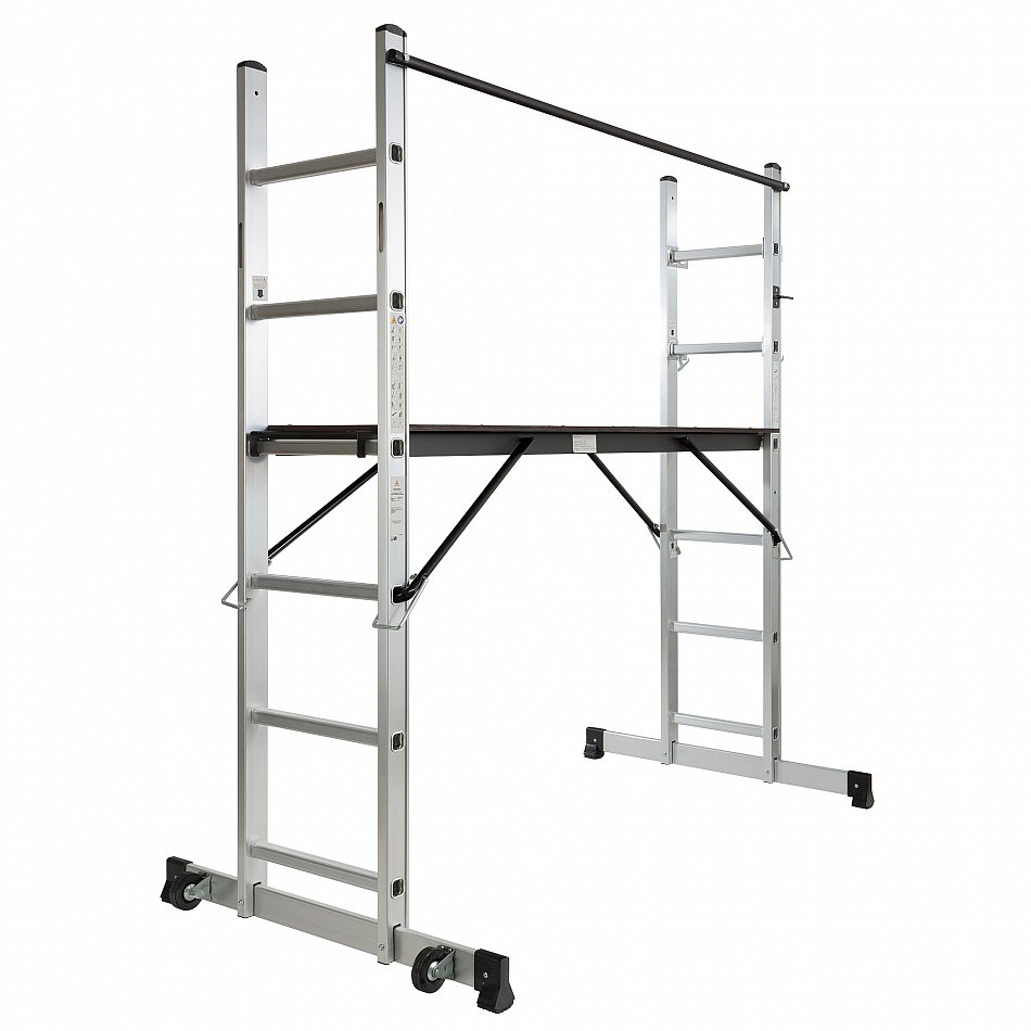 AREBOS Baugerüst Alugerüst Gerüst Alu Leiter Arbeitsgerüst Arbeitsbühne