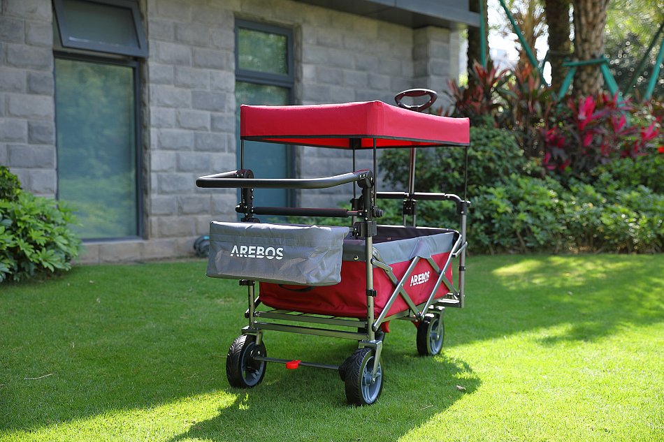 Chariot de jardin pliable - FUXTEC Family Cruiser - homologué EN