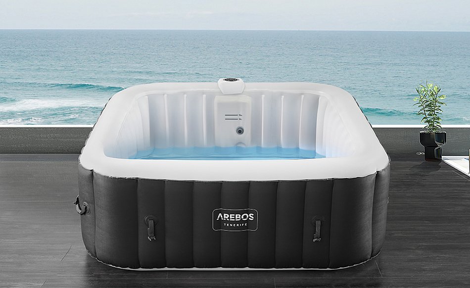 AREBOS InOutdoor Jacuzzi Spa Piscine Spa Chauffage Gonflable Massage