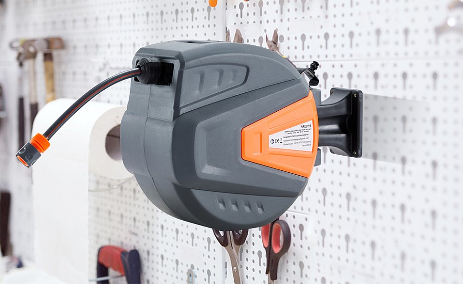 AREBOS Gartenschlauchaufroller Gartenschlauch Wasserschlauch Schlauch