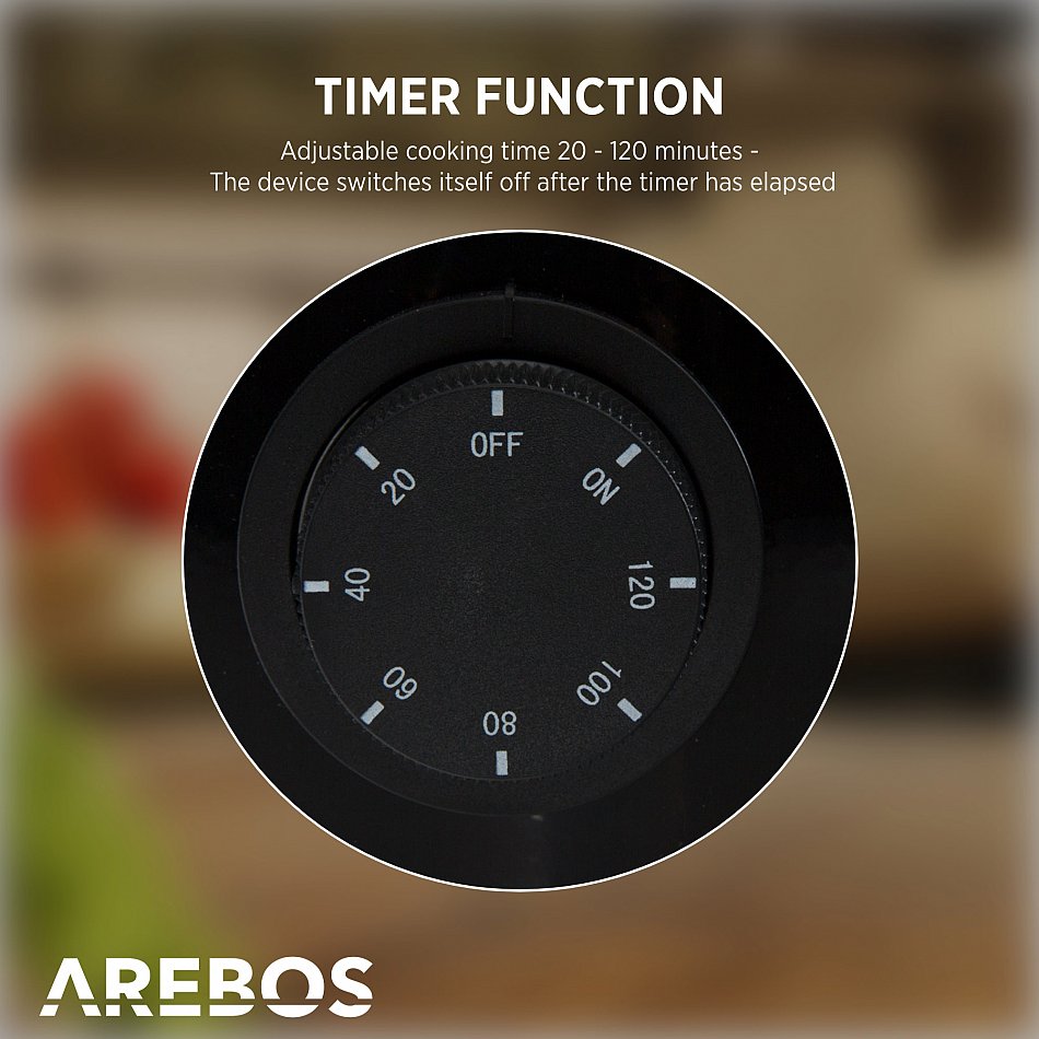 Macchina Per Conserve Arebos 28 Litri - 2500W, Con Termostato Regolabile 30-110°C