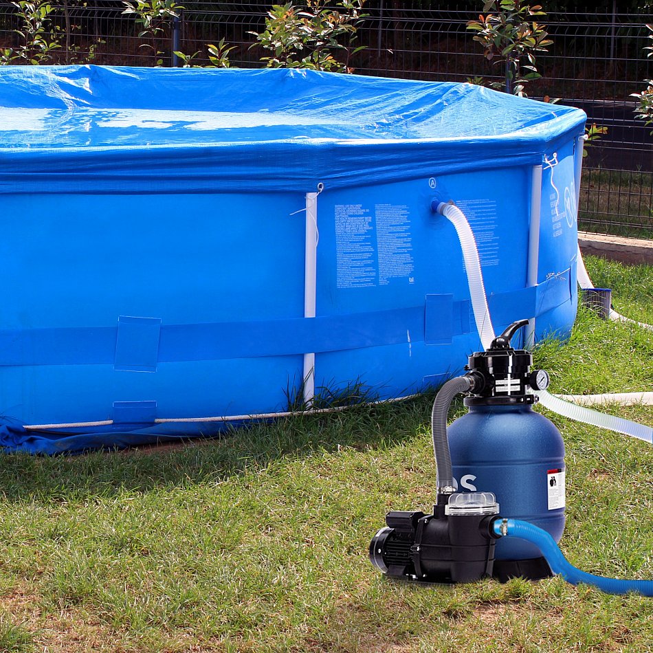 AREBOS Sandfilteranlage mit Pumpe Filteranlage Filterkessel Schwimmbadpumpe  400W | eBay